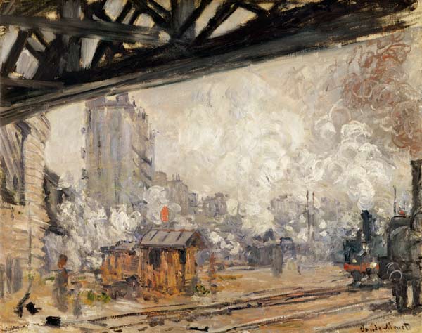 Monet La Gare Saint Lazare vue exterieure