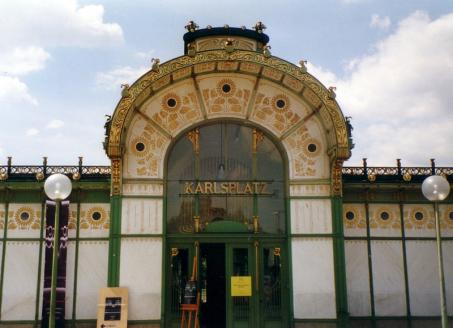 jugendstil pavillon karlsplatz wiener u bahn entworfen 463320