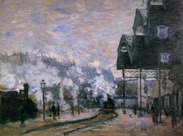 Claude Monet Saint Lazare Station the Western Region Goods Sheds