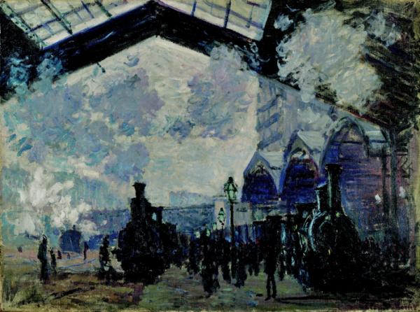 Monet Gare Saint Lazare 1877