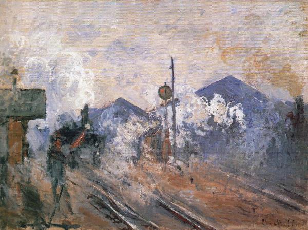 1280px Claude Monet Train Tracks at the Saint Lazare Station