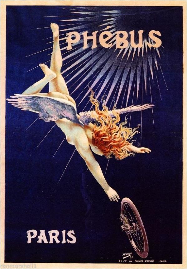 phebus vintage bike poster