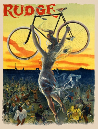 vintage bike poster french 1